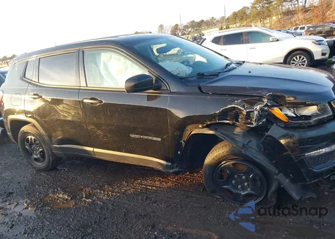 2020 Jeep Compass Sport 4X4 z USA, uszkodzony, nr VIN 3C4NJDAB6LT148459